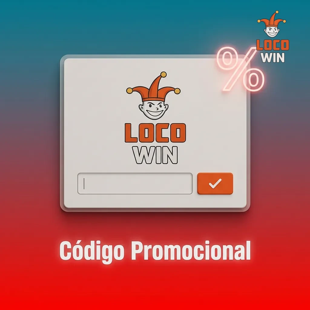 Locowin promotional code entry screen showing deposit field and bonus activation process