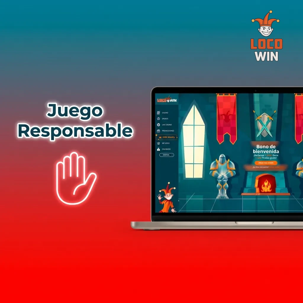 Graphic showing responsible gambling guidelines with icons for deposit limits, breaks, and self-exclusion tools